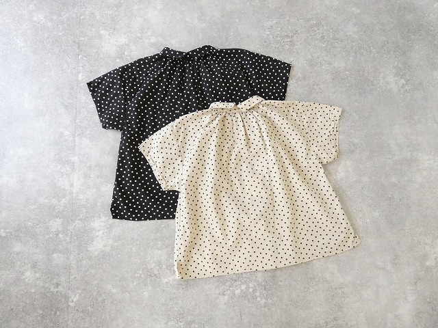 vb 40/1ランダムドットブロードプリント2WAYシャツの商品画像3