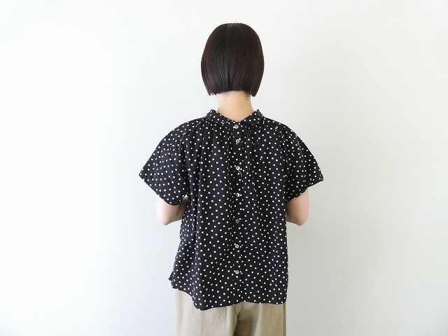 vb 40/1ランダムドットブロードプリント2WAYシャツの商品画像6