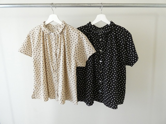 vb 40/1ランダムドットブロードプリント2WAYシャツの商品画像8