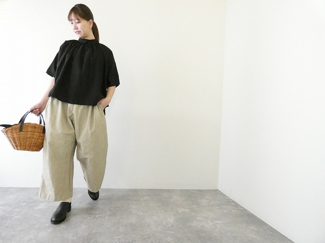 Veritecoeur(ヴェリテクール) テーパードタックガーメントダイパンツの商品画像7