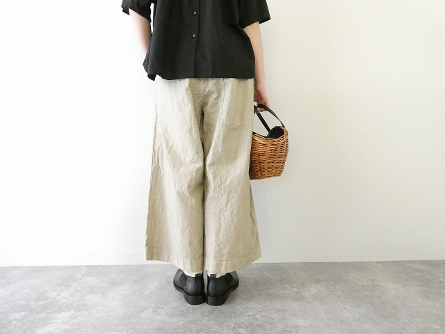 Veritecoeur(ヴェリテクール) テーパードタックガーメントダイパンツの商品画像9