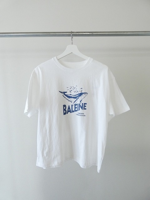 NOMBRE IMPAIR(ノンブルアンペール) BALEINEプリント半袖TEEの商品画像4