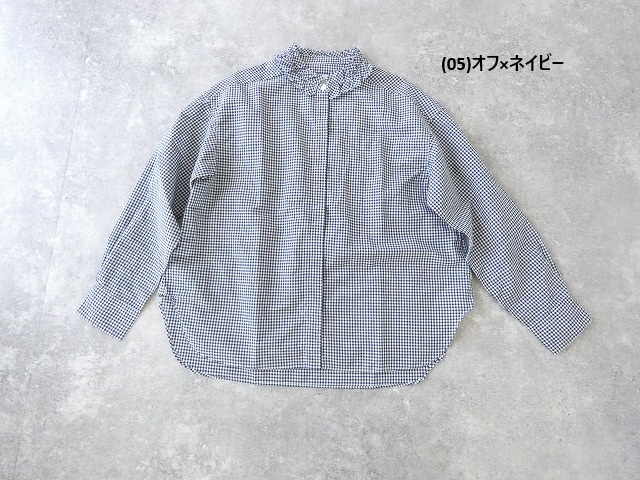 Hands of creation(ハンズオブクリエイション) 強撚クラシックバイオスラブ比翼仕立てフリルシャツの商品画像28