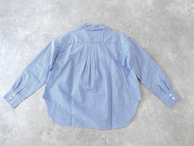 Hands of creation(ハンズオブクリエイション) 強撚クラシックバイオスラブ比翼仕立てフリルシャツの商品画像43