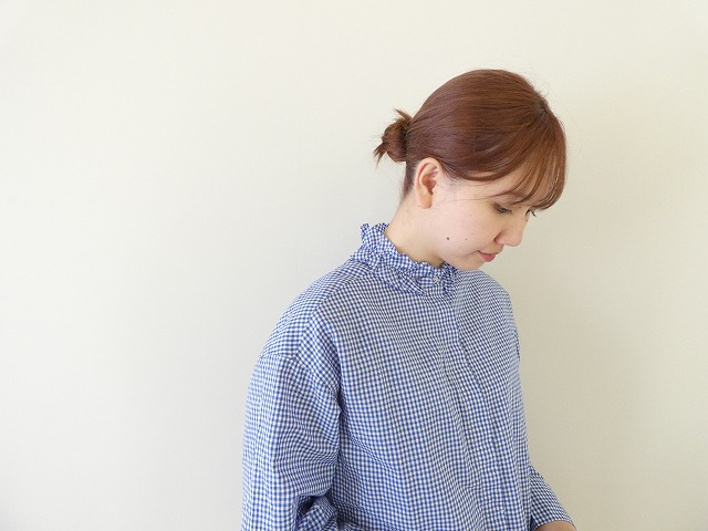 Hands of creation(ハンズオブクリエイション) 強撚クラシックバイオスラブ比翼仕立てフリルシャツの商品画像6