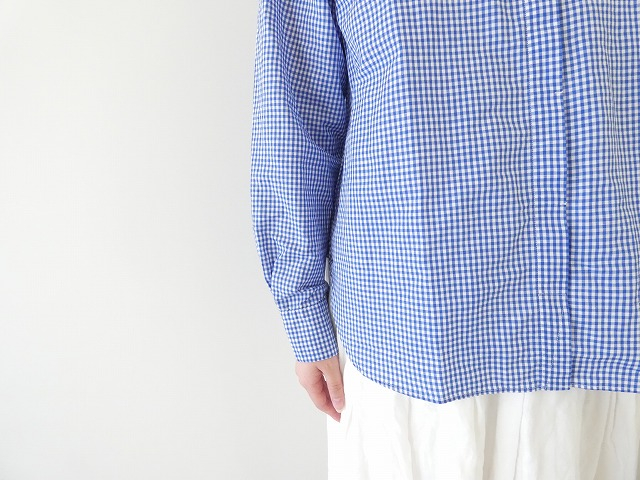 Hands of creation(ハンズオブクリエイション) 強撚クラシックバイオスラブ比翼仕立てフリルシャツの商品画像7