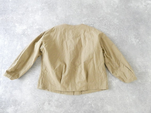 ina(イナ) 綿麻ベビーキャンバスクルーネック袖口タックジャケットの商品画像43