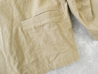 ina(イナ) 綿麻ベビーキャンバスクルーネック袖口タックジャケットの商品画像46