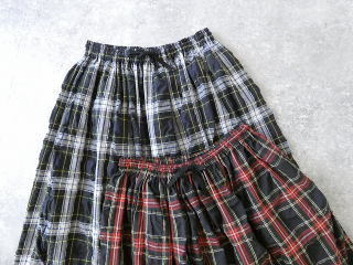 ina(イナ) サッカータータンチェック紐付き三段ゴムスカートの商品画像53