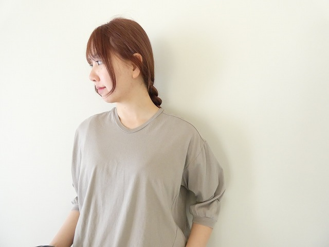 homspun(ホームスパン) 30/1 天竺6分袖Vネックプルオーバーの商品画像6