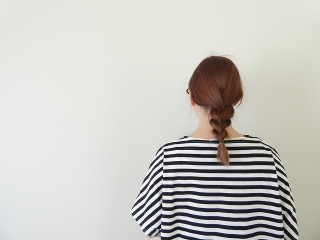 homspun(ホームスパン) 20/1ボーダー天竺半袖プルオーバーの商品画像16