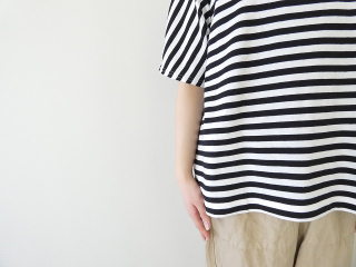 homspun(ホームスパン) 20/1ボーダー天竺半袖プルオーバーの商品画像17