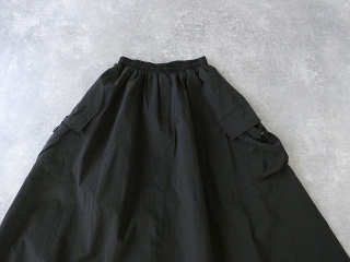 SOUFFLE 軽量ストレッチナイロンミリタリーフレアースカートの商品画像30