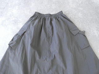 SOUFFLE 軽量ストレッチナイロンミリタリーフレアースカートの商品画像50