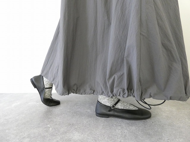 SOUFFLE 軽量ストレッチナイロンミリタリーフレアースカートの商品画像6