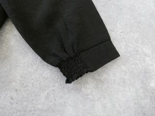 SOUFFLE シアーリネンブレンドナイロンノーカラーブルゾンの商品画像27