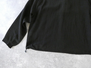 SOUFFLE シアーリネンブレンドナイロンノーカラーブルゾンの商品画像30