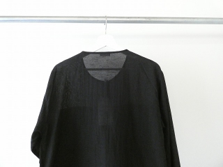 SOUFFLE シアーリネンブレンドナイロンノーカラーブルゾンの商品画像31