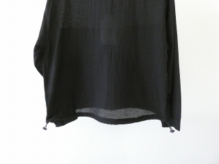 SOUFFLE シアーリネンブレンドナイロンノーカラーブルゾンの商品画像32