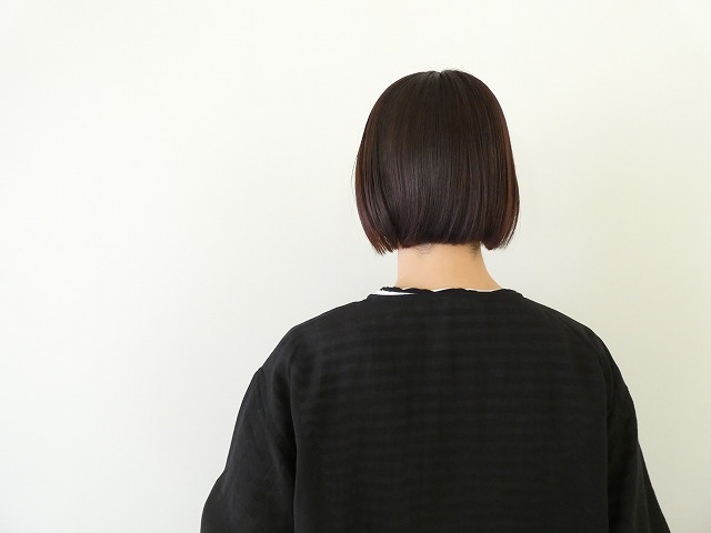 SOUFFLE シアーリネンブレンドナイロンノーカラーブルゾンの商品画像8