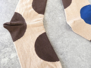 yahae(ヤハエ) Organic Cotton Rubber Free Asymmetry Dot Socks アシンメトリードットソックスの商品画像30