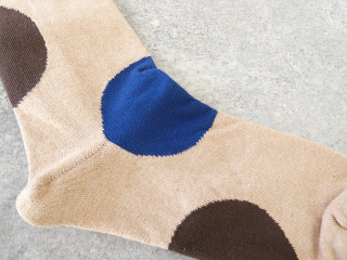 yahae(ヤハエ) Organic Cotton Rubber Free Asymmetry Dot Socks アシンメトリードットソックスの商品画像32