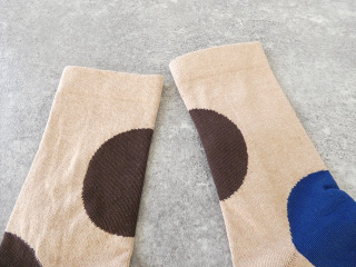 yahae(ヤハエ) Organic Cotton Rubber Free Asymmetry Dot Socks アシンメトリードットソックスの商品画像33