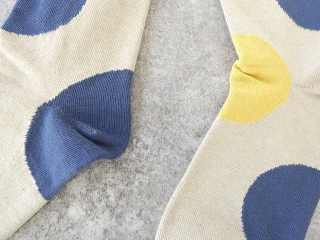 yahae(ヤハエ) Organic Cotton Rubber Free Asymmetry Dot Socks アシンメトリードットソックスの商品画像44