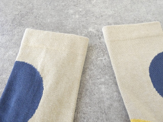 yahae(ヤハエ) Organic Cotton Rubber Free Asymmetry Dot Socks アシンメトリードットソックスの商品画像47