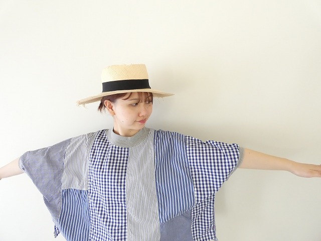 NATURAL LAUNDRY(ナチュラルランドリー) クラフトパネルハギモックプルオーバーの商品画像1