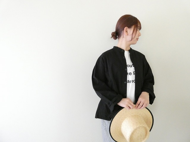 NATURAL LAUNDRY(ナチュラルランドリー) コードシャンブレーファーマースモックシャツの商品画像1