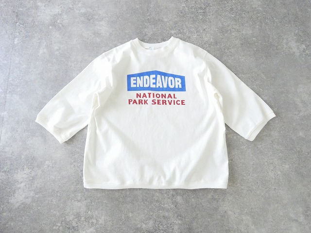 BLUE LAKE MARKET(ブルーレイクマーケット) アメリカンドライ天竺7分袖プリントTの商品画像10