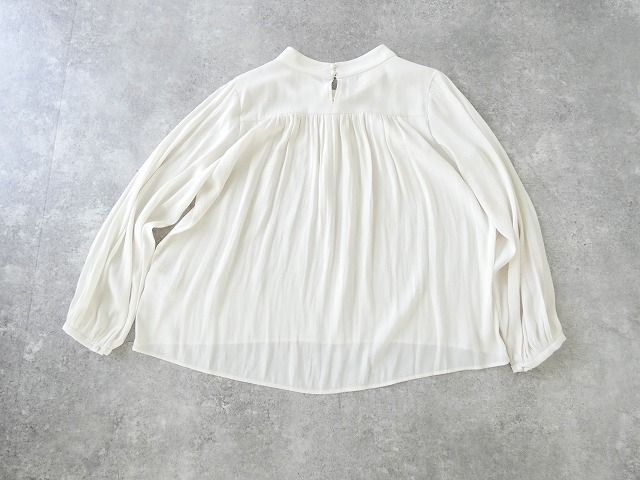 DONEEYU(ドニーユ) シャンブレージョーゼットブラウスの商品画像11