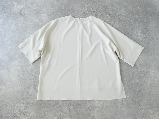 ma couleur(マ クルール) 杢調ストレッチツイルオーバーサイズ6分袖プルオーバーの商品画像29