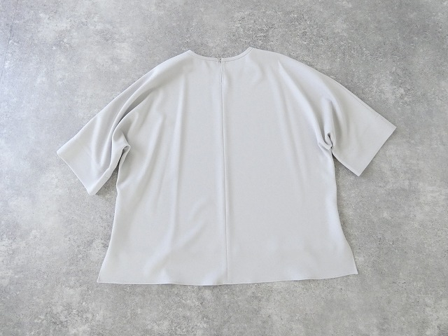 ma couleur(マ クルール) 杢調ストレッチツイルオーバーサイズ6分袖プルオーバーの商品画像43