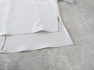 ma couleur(マ クルール) 杢調ストレッチツイルオーバーサイズ6分袖プルオーバーの商品画像46