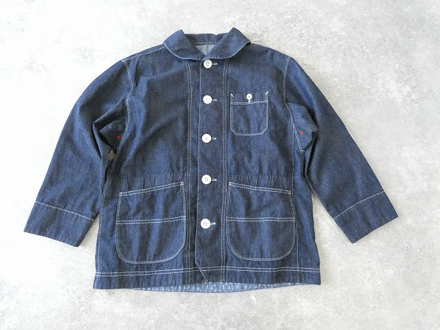 快晴堂(かいせいどう) HAYETE・Duty Wear小さな造船所のワークウエア6オンスデニムマリネデッキジャケットの商品画像1