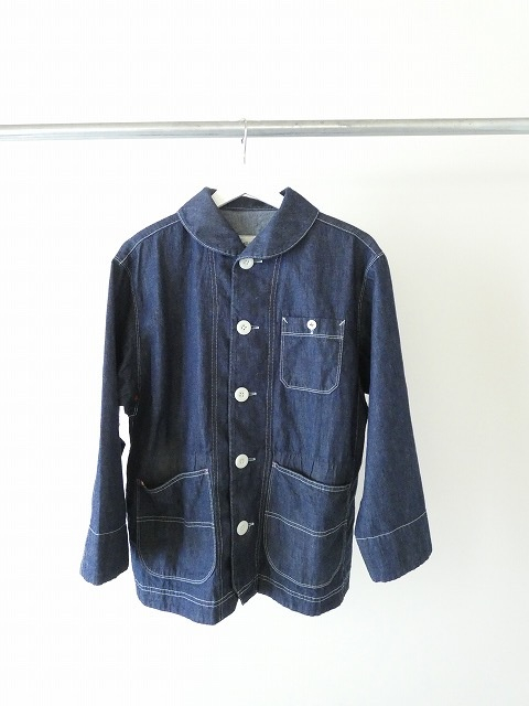 快晴堂(かいせいどう) HAYETE・Duty Wear小さな造船所のワークウエア6オンスデニムマリネデッキジャケットの商品画像2