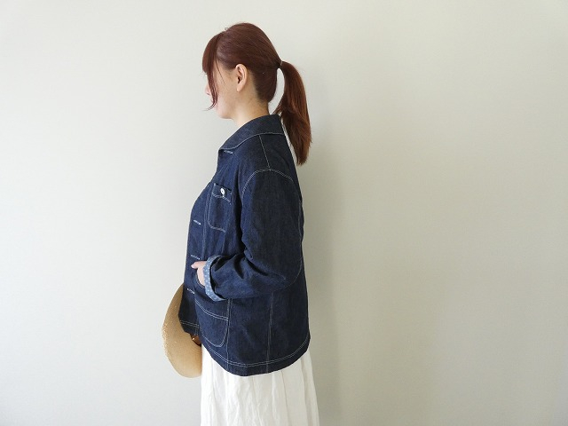 快晴堂(かいせいどう) HAYETE・Duty Wear小さな造船所のワークウエア6オンスデニムマリネデッキジャケットの商品画像5