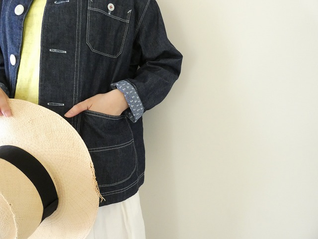 快晴堂(かいせいどう) HAYETE・Duty Wear小さな造船所のワークウエア6オンスデニムマリネデッキジャケットの商品画像9