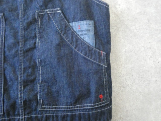 快晴堂(かいせいどう) HAYETE・Duty Wear小さな造船所のワークウエア6オンスデニムオーバーオールベストの商品画像23