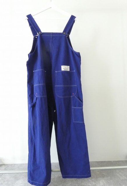 快晴堂(かいせいどう) HAYATE・After Hours Wear きれいな色のマリンウエアーBIGオーバーオールの商品画像4