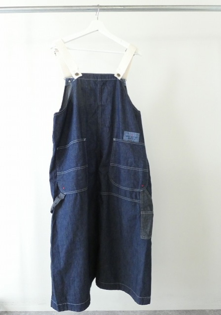 快晴堂(かいせいどう) HAYETE・Duty Wear小さな造船所のワークウエア6オンスデニムBIGオーバーオールスカートの商品画像13