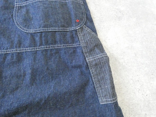 快晴堂(かいせいどう) HAYETE・Duty Wear小さな造船所のワークウエア6オンスデニムBIGオーバーオールスカートの商品画像28