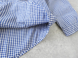 LOLO(ロロ) 定番プルオーバー型前開き比翼シャツ ギンガムの商品画像32