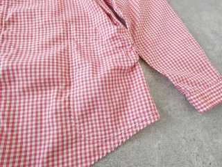 LOLO(ロロ) 定番プルオーバー型前開き比翼シャツ ギンガムの商品画像45