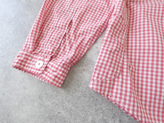 LOLO(ロロ) 定番プルオーバー型前開き比翼シャツ ギンガムの商品画像47