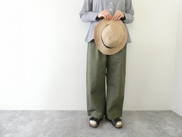 ORCIVAL(オーシバル) コットンナイロンツィルワイドイージーパンツの商品画像1