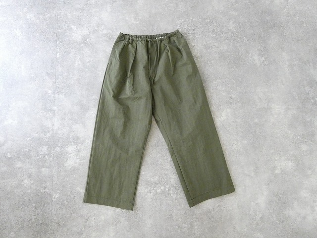 ORCIVAL(オーシバル) コットンナイロンツィルワイドイージーパンツの商品画像3