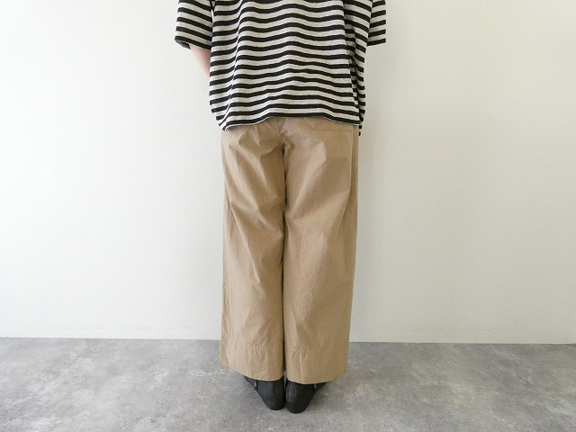 ORCIVAL(オーシバル) EASY PANTS　ガーメントダイ9分丈イージーパンツの商品画像4